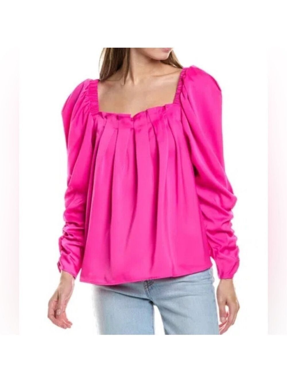 CROSBY by Mollie Burch Winnie Top Mollie Pink Size Medium NWT